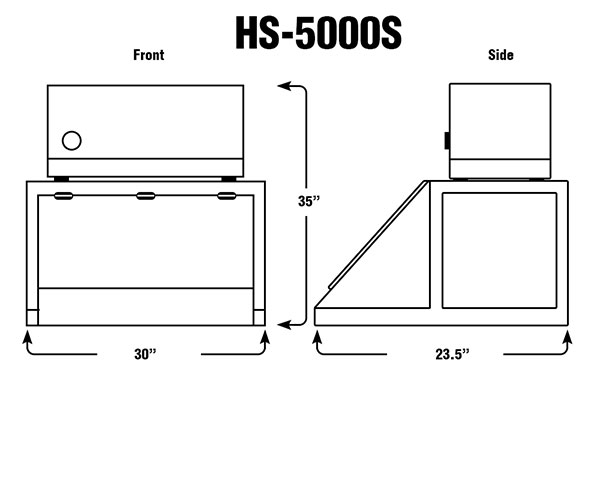 HS-5000S 30'' Wide Sloping Front - Fume Hoods