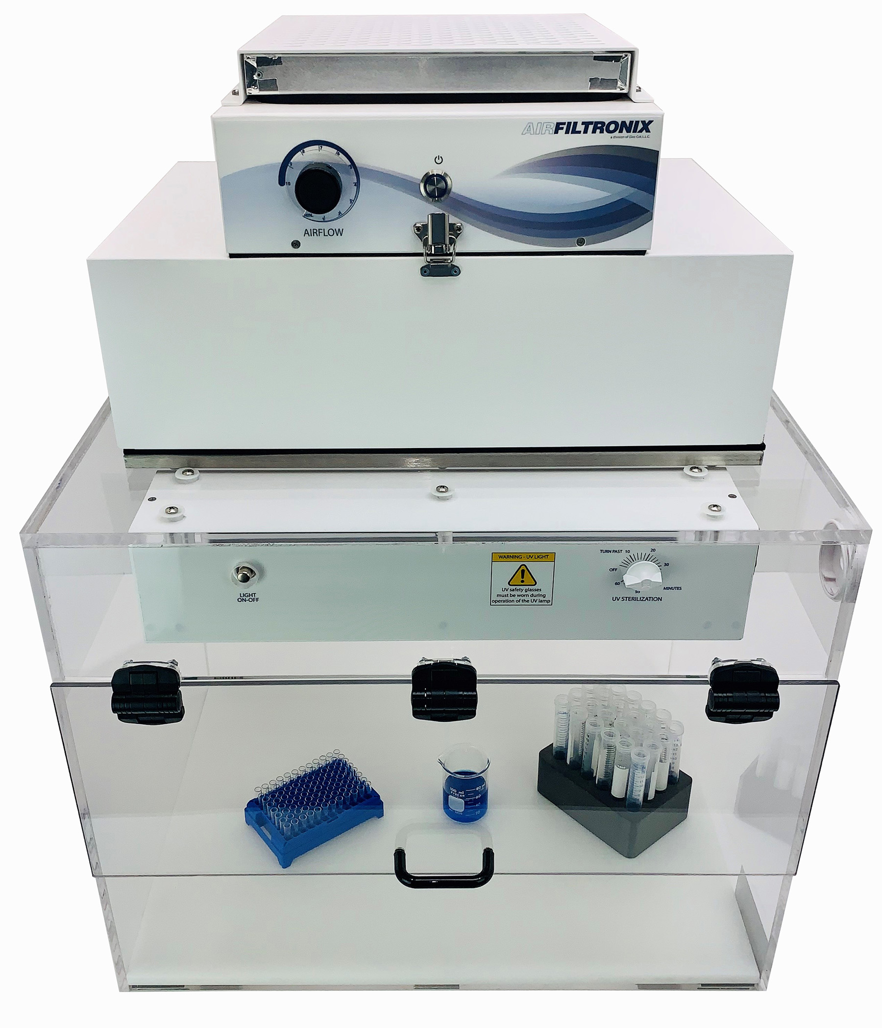 PCR-1000 Tabletop Cleanroom in Clean Air Hoods